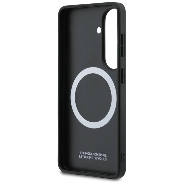 Чохол BMW Perforated Stripe Logo для Samsung Galaxy S26 Blue with MagSafe (BMHMS26S25PCPSKB)