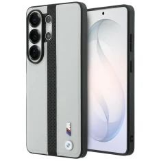 Чохол BMW Perforated Stripe Logo для Samsung Galaxy S26 Ultra Grey with MagSafe (BMHMS26L25PCPSGK)