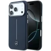 Чохол Mercedes Leather Semi Wrap Iconic Line для iPhone 17 Pro Navy (MEHMP17L25PFWSTV)
