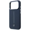 Чохол Mercedes Leather Semi Wrap Iconic Line для iPhone 17 Pro Navy (MEHMP17L25PFWSTV)