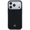 Чохол Mercedes Leather Semi Wrap Wood Effect для iPhone 17 Pro Black (MEHMP17L25PFWWPK)