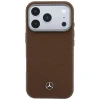 Чохол Mercedes Leather Semi Wrap Wood Effect для iPhone 17 Pro Max Beige (MEHMP17X25PFWWPCA)