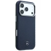 Чехол Mercedes Leather Semi Wrap Wood Effect для iPhone 17 Pro Max Navy (MEHMP17X25PFWWPV)