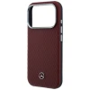 Чохол Mercedes Leather Semi Wrap Wood Effect для iPhone 17 Pro Red (MEHMP17L25PFWWPR)