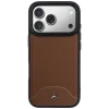 Чохол Mercedes Leather Wood Effect and Curve для iPhone 17 Pro Camel (MEHMP17L25PCBPWCA)