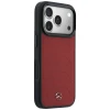 Чехол Mercedes Leather Mesh with Bow Line для iPhone 17 Pro Red (MEHMP17L25PMERCR)