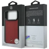 Чехол Mercedes Leather Mesh with Bow Line для iPhone 17 Pro Max Red (MEHMP17X25PMERCR)