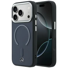 Чохол Mercedes Leather 3D для iPhone 17 Pro Navy (MEHMP17L25PEMMOV)