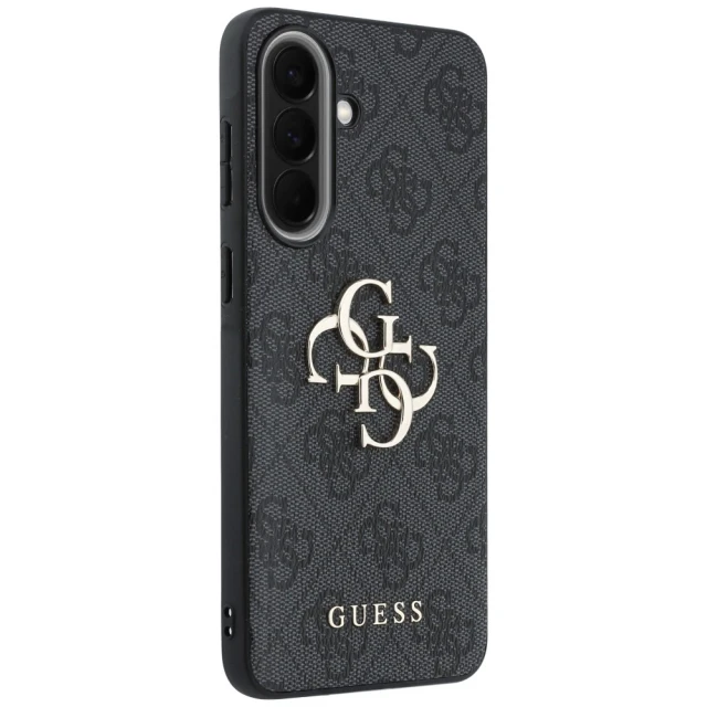 Чохол Guess Leather 4G Metal Logo для Samsung Galaxy A57 5G Чорний (GUHCSA574GMGGR)