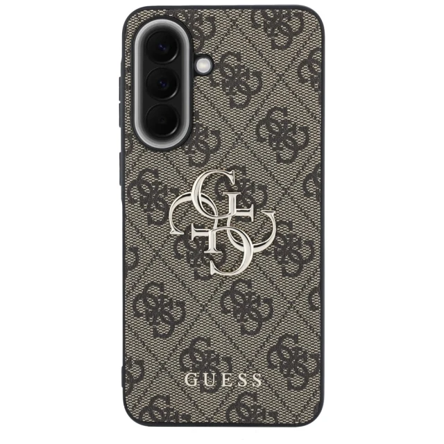 Чохол Guess Leather 4G Metal Logo для Samsung Galaxy A37 5G Brown (GUHCSA374GMGBR)