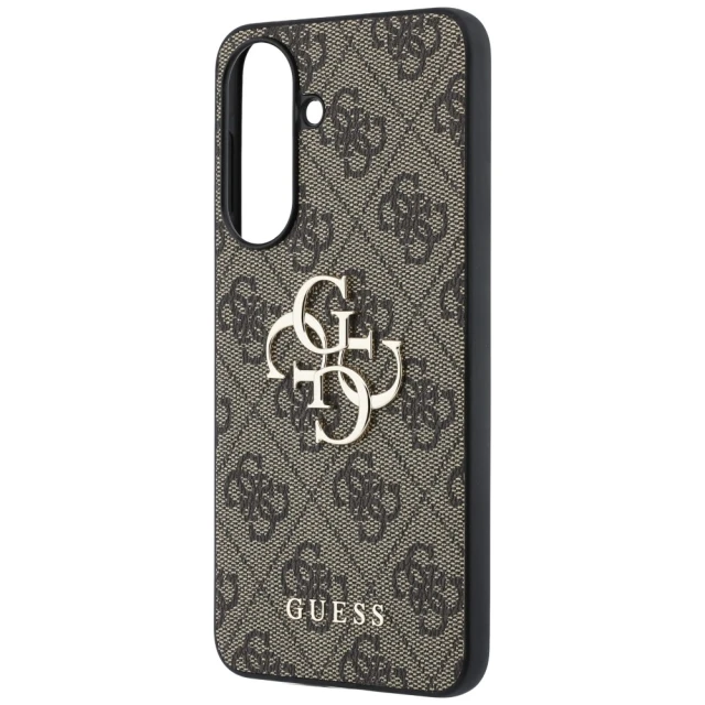 Чохол Guess Leather 4G Metal Logo для Samsung Galaxy A37 5G Brown (GUHCSA374GMGBR)