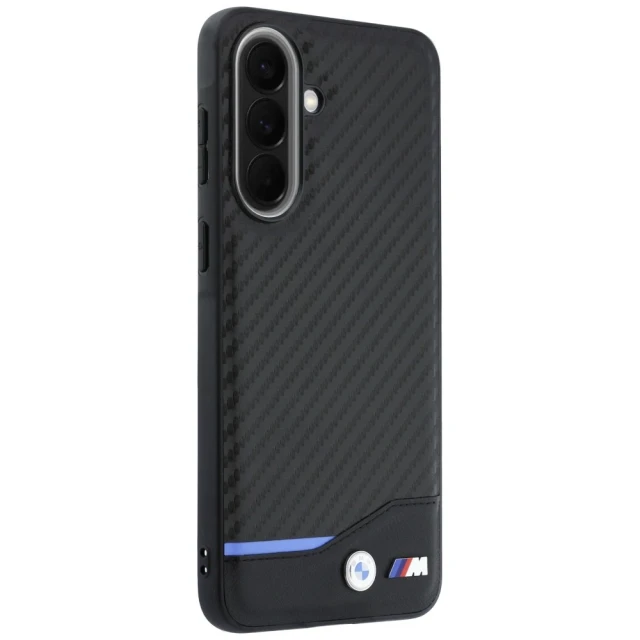 Чехол BMW M Carbon для Samsung Galaxy A57 5G Черный (BMHCSA5722NBCK)