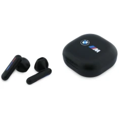 Навушники Bluetooth TWS BMW Printed Logo ENC Black (BMBEMIATP18LOK)