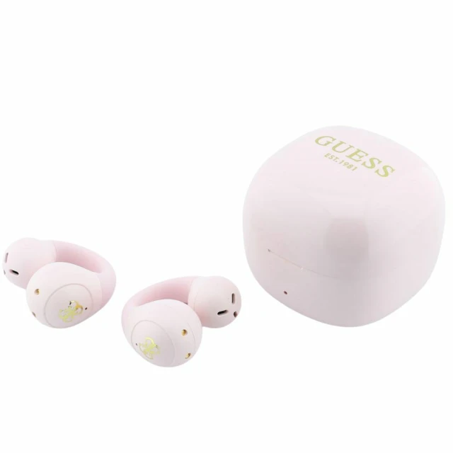 Навушники Guess Mini Classic OWS Pink (GUTWSW85LEEP)