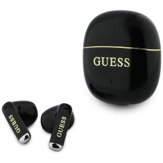 Навушники Guess Glossy Gold Line Classic TWS Black (GUTWSG3HGECK)