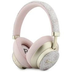 Навушники Guess Bluetooth ENC 4G Gold Script Metal Pink (GUBHP83P4CSCMP)