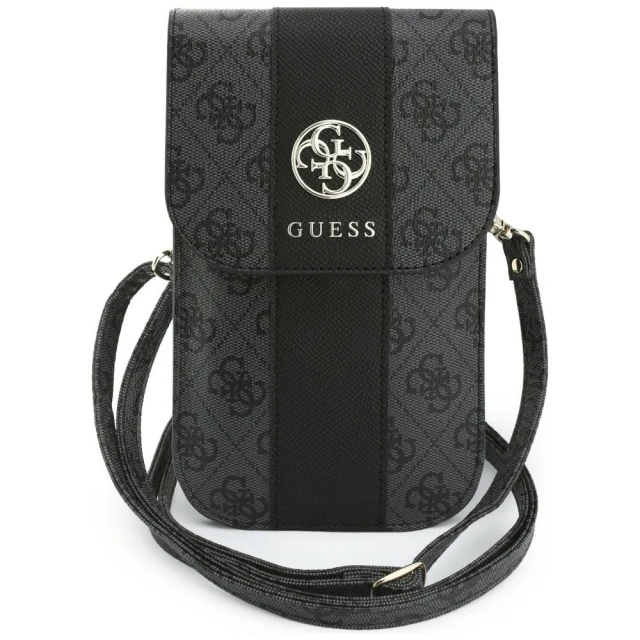 Сумка для телефону Guess 4G & Classic Logos Stripe Strap Black (GUWB6PG4S4RK)