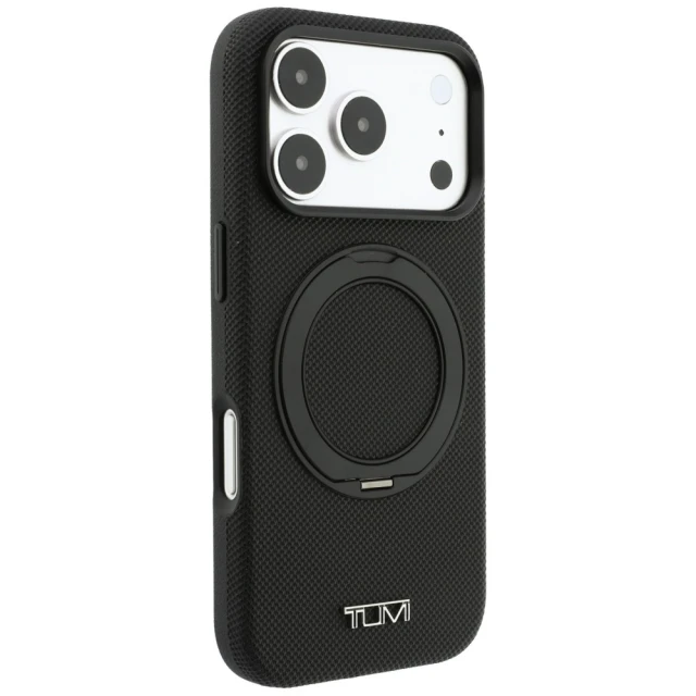 Чохол Tumi Ballistic with Ring Stand для iPhone 18 Pro | 17 Pro Black (TUHMP18L26SWRSPIK)