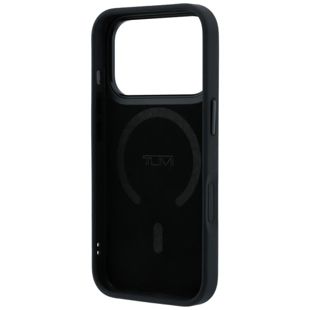 Чохол Tumi Leather Ballistic Pattern для iPhone 18 Pro Max | 17 Pro Max Black (TUHMP18XRBAK)