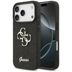 Чохол Guess Fixed Glitter Big 4G для iPhone 18 Pro | 17 Pro Black (GUHCP18LHG4SGK)