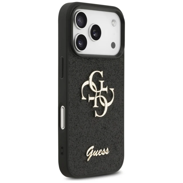 Чохол Guess Fixed Glitter Big 4G для iPhone 18 Pro | 17 Pro Black (GUHCP18LHG4SGK)