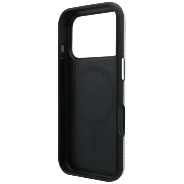 Чохол Karl Lagerfeld Grained Embossed Ring & Kameo Logo для iPhone 18 Pro | 17 Pro Beige (KLHMP18L6PWBKECE)