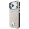 Чохол Karl Lagerfeld Grained Embossed Ring & Kameo Logo для iPhone 18 Pro Max | 17 Pro Max Beige (KLHMP18X6PWBKECE)