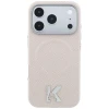 Чохол Karl Lagerfeld Grained Embossed Ring & Kameo Logo для iPhone 18 Pro Max | 17 Pro Max Beige (KLHMP18X6PWBKECE)