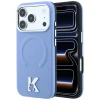 Чохол Karl Lagerfeld Grained Embossed Ring & Kameo Logo для iPhone 18 Pro | 17 Pro Blue (KLHMP18L6PWBKECB)