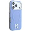 Чохол Karl Lagerfeld Grained Embossed Ring & Kameo Logo для iPhone 18 Pro | 17 Pro Blue (KLHMP18L6PWBKECB)