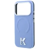 Чохол Karl Lagerfeld Grained Embossed Ring & Kameo Logo для iPhone 18 Pro | 17 Pro Blue (KLHMP18L6PWBKECB)