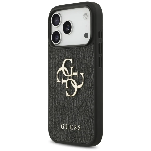 Чохол Guess 4G Big Logo для iPhone 18 Pro | 17 Pro Black (GUHCP18L4GMGGR)