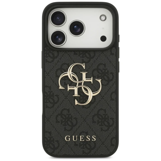 Чохол Guess 4G Big Logo для iPhone 18 Pro | 17 Pro Black (GUHCP18L4GMGGR)
