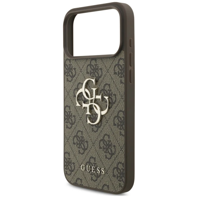 Чехол Guess 4G Big Logo для iPhone 18 Pro | 17 Pro Brown (GUHCP18L4GMGBR)