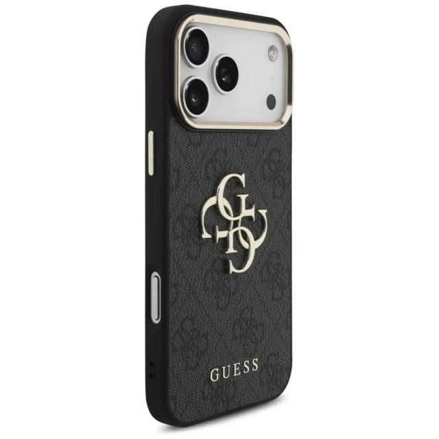 Чохол Guess 4G Big 4G Classic Logo для iPhone 18 Pro Max | 17 Pro Max Black Gold (GUHCP18X4GMGCGR)