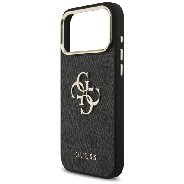Чохол Guess 4G Big 4G Classic Logo для iPhone 18 Pro Max | 17 Pro Max Black Gold (GUHCP18X4GMGCGR)