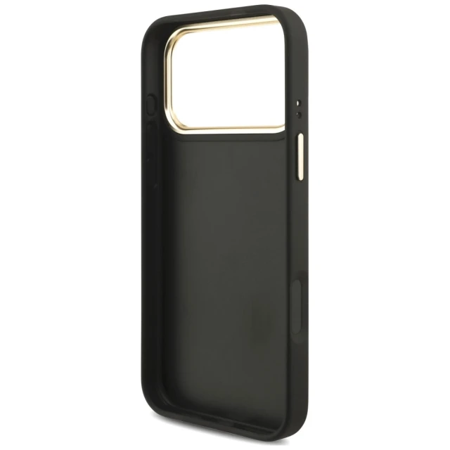 Чохол Guess 4G Big 4G Classic Logo Big Strap Metal Buttons для iPhone 18 Pro Max | 17 Pro Max Black (GUHCP18XP4G4BCSK)