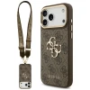 Чохол Guess 4G Big Classic Logo Big Strap Metal Buttons для iPhone 18 Pro Max | 17 Pro Max Brown (GUHCP18XP4G4BCSW)