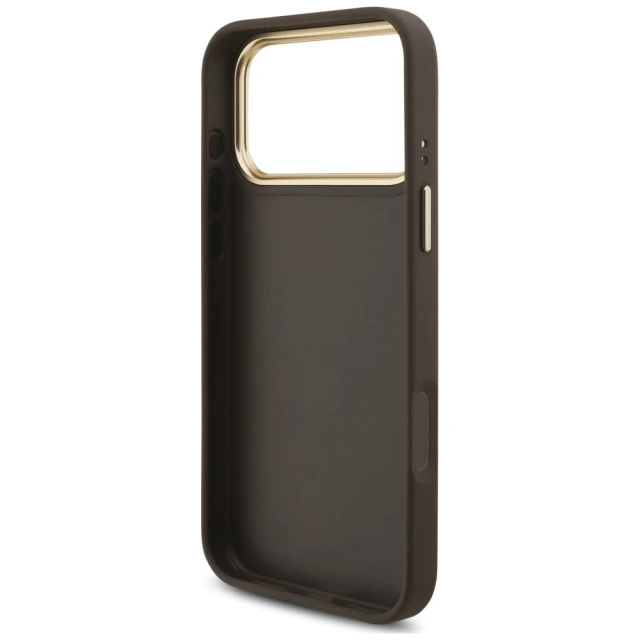 Чохол Guess 4G Big Classic Logo Big Strap Metal Buttons для iPhone 18 Pro Max | 17 Pro Max Brown (GUHCP18XP4G4BCSW)