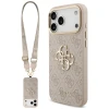 Чохол Guess 4G Big Classic Logo Big Strap Metal Buttons для iPhone 18 Pro | 17 Pro Pink (GUHCP18LP4G4BCSP)