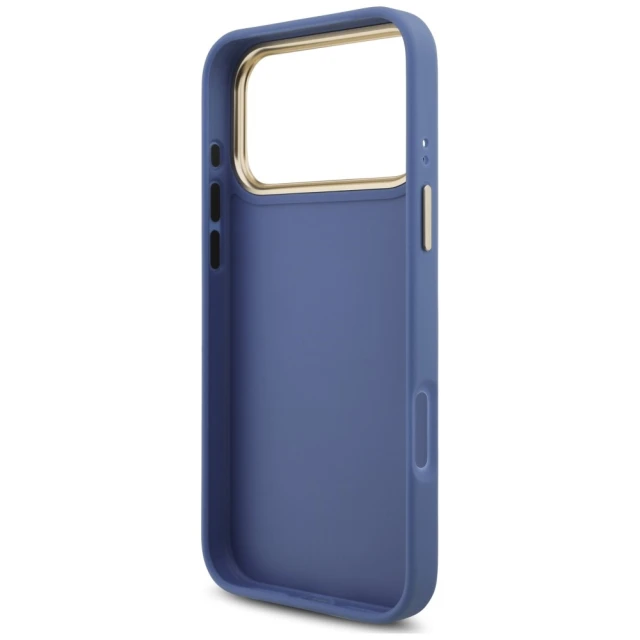 Чохол Guess 4G Big 4G Classic Logo Big Strap Metal Buttons для iPhone 18 Pro Max | 17 Pro Max Blue (GUHCP18XP4G4BCSB)