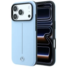 Чохол Mercedes Leather Semi Wrap Iconic Line для iPhone 18 Pro Max | 17 Pro Max Blue (MEHMP18X25PFWSTB)