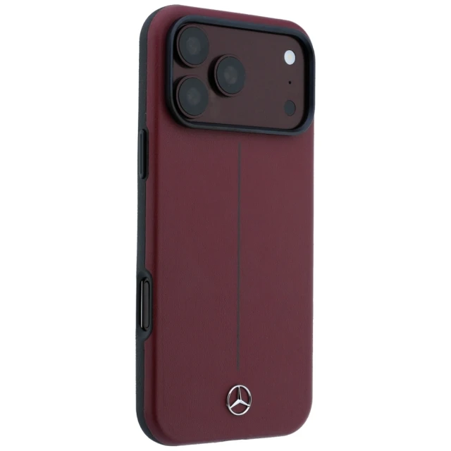 Чохол Mercedes Leather Semi Wrap Iconic Line для iPhone 18 Pro Max | 17 Pro Max Red (MEHMP18X25PFWSTR)