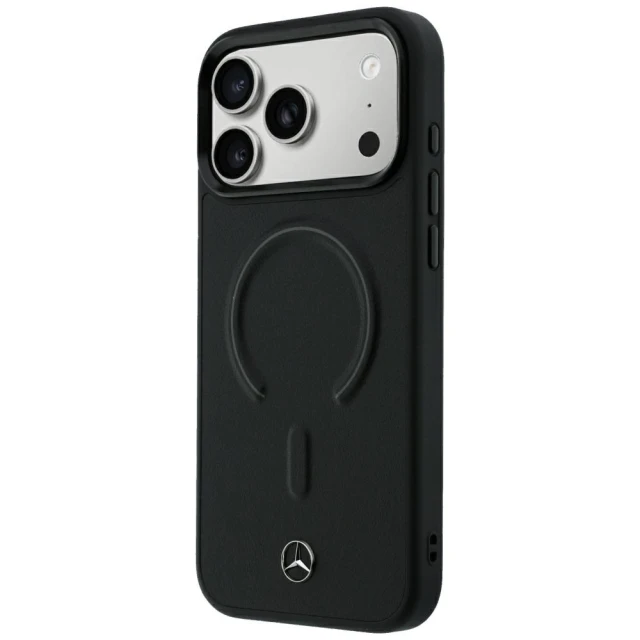 Чехол Mercedes Leather 3D для iPhone 18 Pro Max | 17 Pro Max Black (MEHMP18X25PEMMOK)