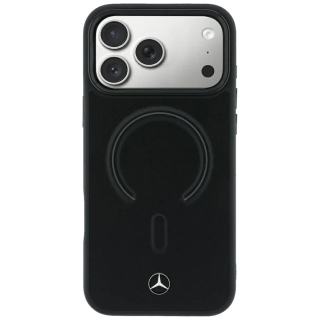 Чехол Mercedes Leather 3D для iPhone 18 Pro Max | 17 Pro Max Black (MEHMP18X25PEMMOK)