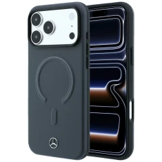 Чохол Mercedes Leather 3D для iPhone 18 Pro | 17 Pro Grey (MEHMP18L25PEMMOA)