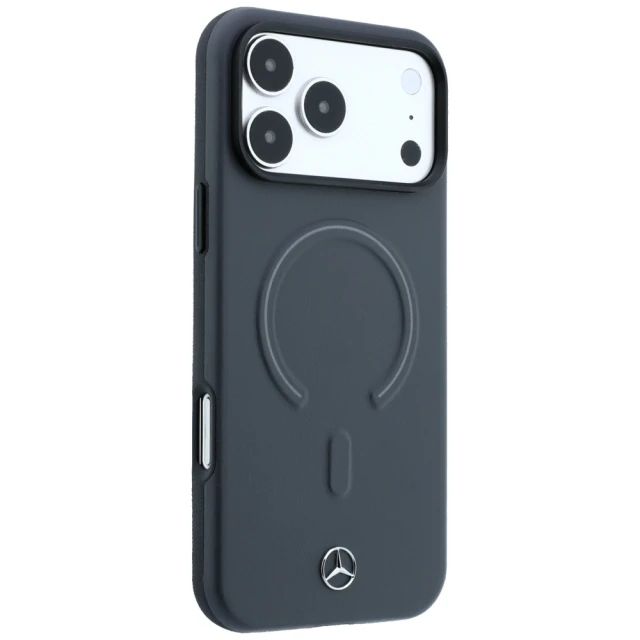 Чохол Mercedes Leather 3D для iPhone 18 Pro Max | 17 Pro Max Grey (MEHMP18X25PEMMOA)