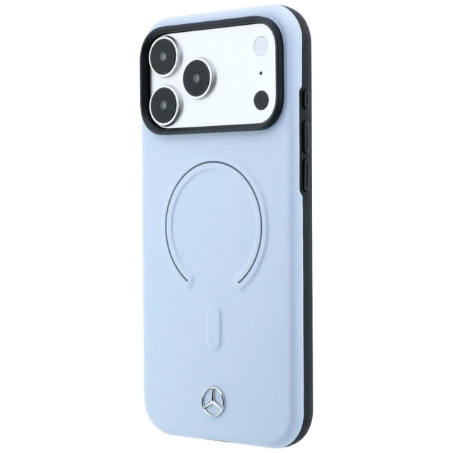 Чохол Mercedes Leather 3D для iPhone 18 Pro Max | 17 Pro Max Blue (MEHMP18X25PEMMOB)