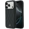 Чохол Mercedes Leather Crossed Lines для iPhone 18 Pro | 17 Pro Black (MEHMP18L25PSECLK)