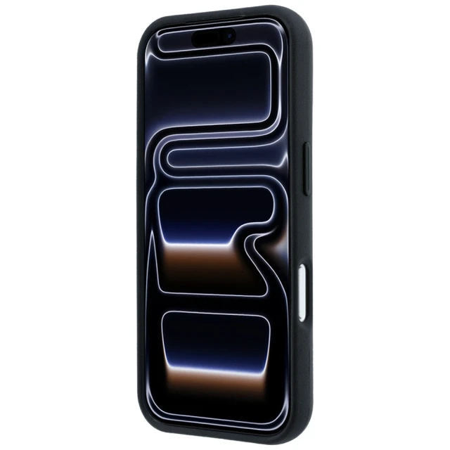 Чохол Mercedes Leather with Ring Stand для iPhone 18 Pro | 17 Pro Black (MEHMP18L25PRSMOK)